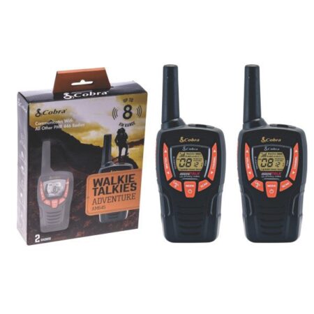 AM655 COBRA 2-WAY RADIO (2) 8KM