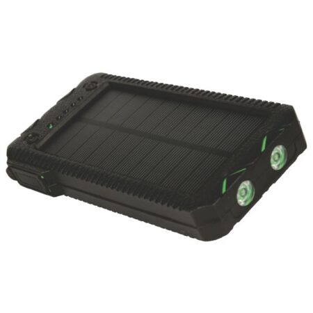 SURVIVA SOLAR POWER BANK W/FLASHLIGHT & LIGHTER 12000mAh