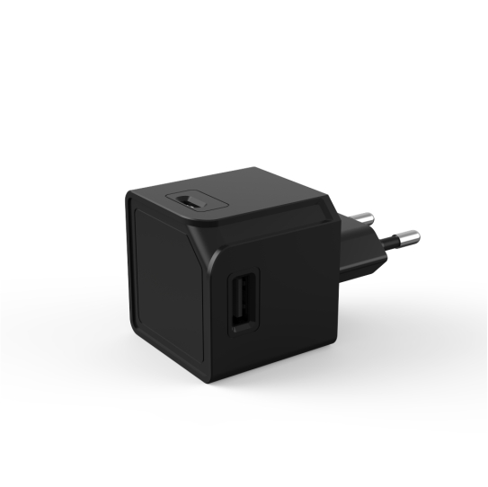 ALLOCACOC USBCUBE ORIGINAL USB A+C EU; BLACK