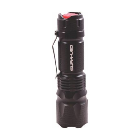 SUPA LED CARACAL 5W LED TACTICAL FLASHLIGHT W/CLIP 3XAAA