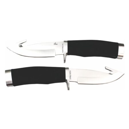 ENLAN HUNT-PRO F/BLADE GUT-HOOK D/POINT W/SHEATH G.BOX