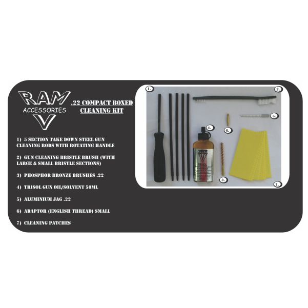 .22 COMPACT BOXED CLEANING KIT