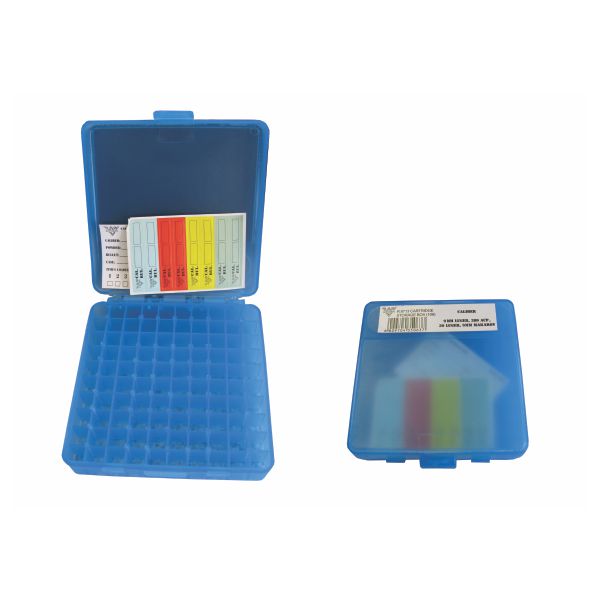 RAM CARTRIDGE STORAGE BOX (100) 9mm