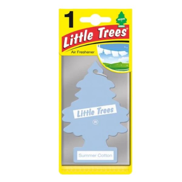 LITTLE TREES AIR FRESHENERS - SUMMER LINEN 10 PC