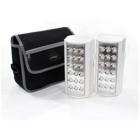 U/TEC LITHIUM 800 LUMEN 24 WW LED 5Ah LANTERN W/POWER BANK TWIN PACK
