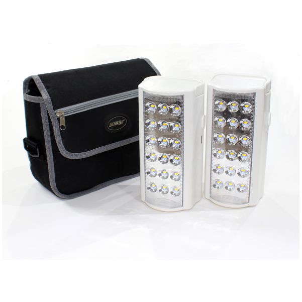 U/TEC LITHIUM 800 LUMEN 24 WW LED 5Ah LANTERN W/POWER BANK TWIN PACK