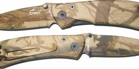 ENLAN ROLLER 3CR13MoV S.S. L-LOCK CAMO W/POCK.CLIP GBOX