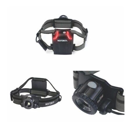 NEXTORCH MYSTAR 2019 RECHARGE ZOOM 3000mAh 760 LUMENS HEADLAMP BLK
