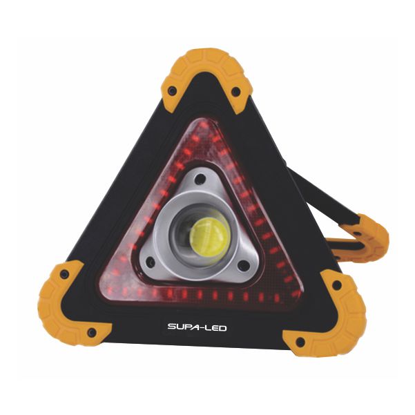 SUPALED 500L ADJUSTABLE TRIANGLE WORKLIGHT - 4x AA