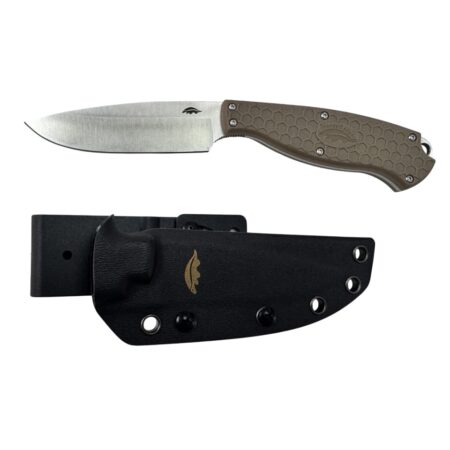HONEY BADGER OUTFITTER FIXED BLADE CAMP KNIFE FRN KYDEX SHEATH
