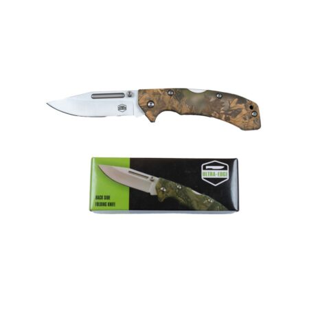ULTRAEDGE NYLON FIBER HANDLE CAMO FOLDING KNIFE