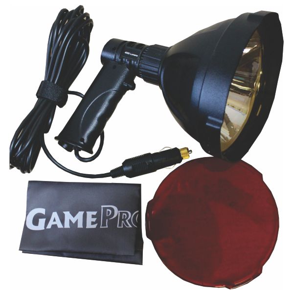GAMEPRO TYTO 12V SPOTLIGHT 4000 LUM 45W LED W/BAG & RED FILTER