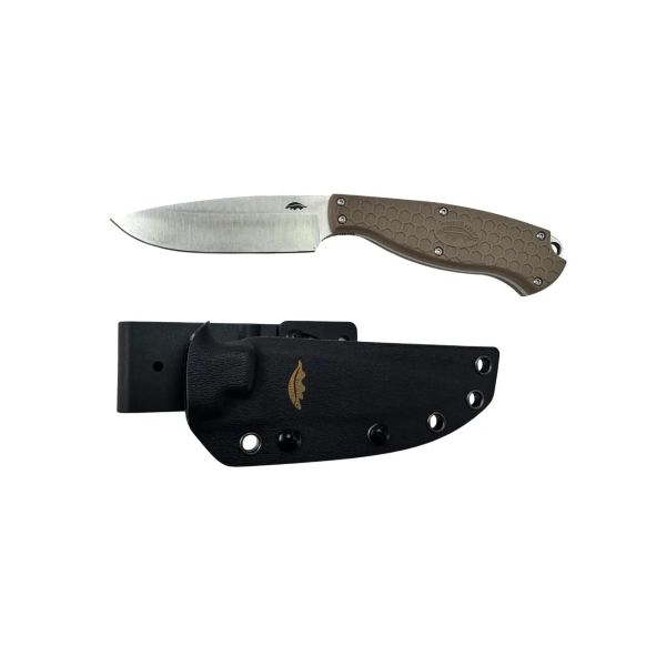 HONEY BADGER OUTFITTER FIXED BLADE CAMP KNIFE FRN KYDEX SHEATH