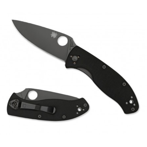 TENACIOUS G10 BLACK BLADE PLAIN - C122GBBKP