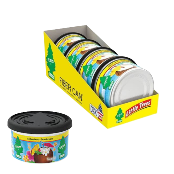 LITTLE TREES FIBER CAN - TROPICAL (4 PACK)