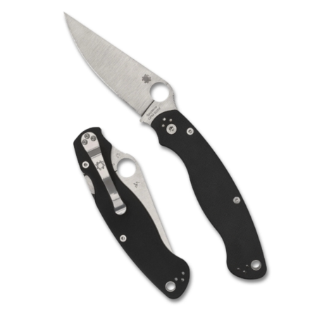 MILITARY 2 BLACK G-10 PLAINEDGE - C36GP2
