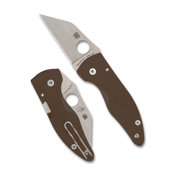 SP MICROJIMBO BROWN G-10 CPM 15V PLAINEDGE - C264GPBN15V