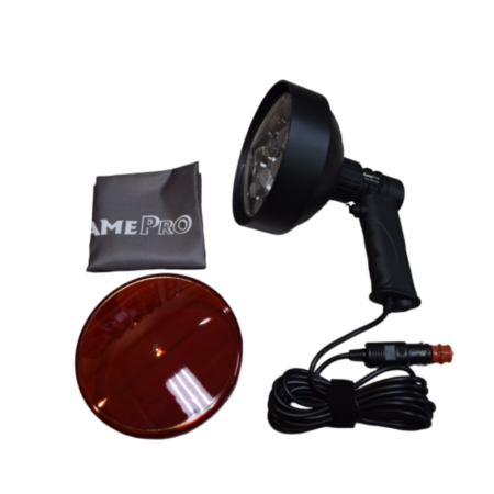 GAMEPRO OTUS 12V SPOTLIGHT 3500 LUM 36W LED W/BAG & RED FILTER