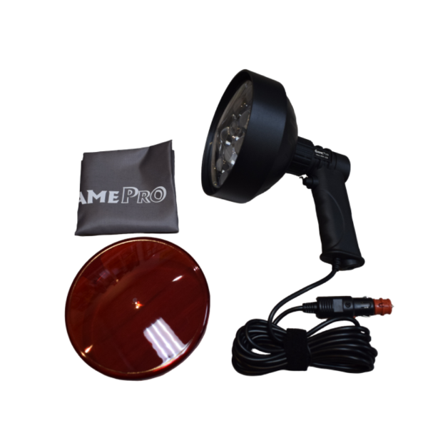 GAMEPRO OTUS 12V SPOTLIGHT 3500 LUM 36W LED W/BAG & RED FILTER