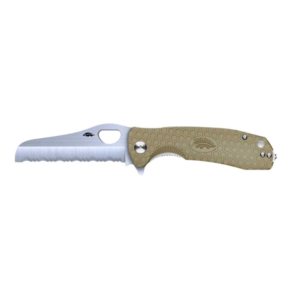 H.BADGER RESCUE SERRATED W GLASS-BREAKER L/R LARGE