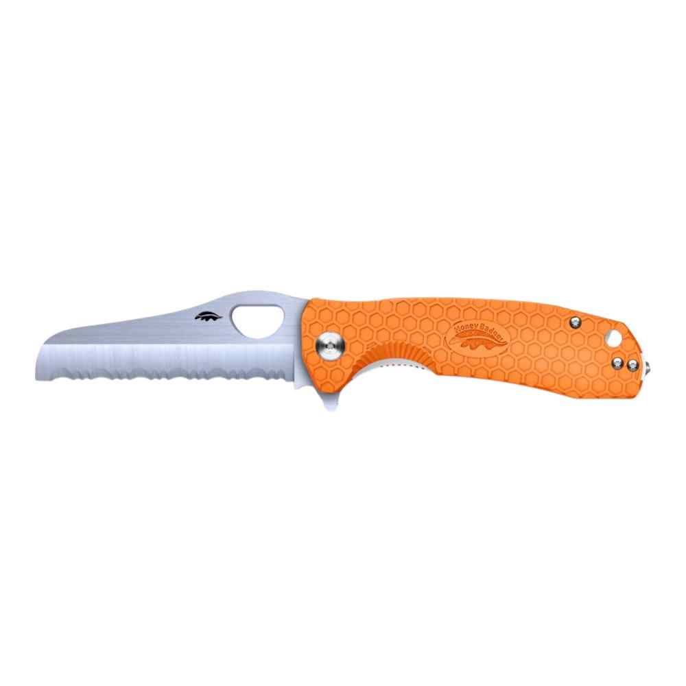 H.BADGER RESCUE SERRATED W GLASS-BREAKER L/R LARGE