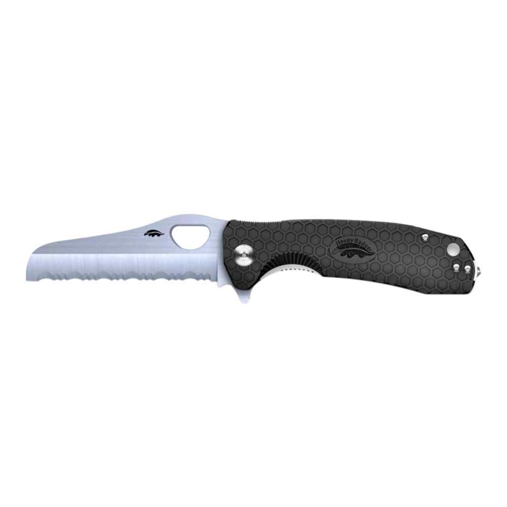 H.BADGER RESCUE SERRATED W GLASS-BREAKER L/R LARGE
