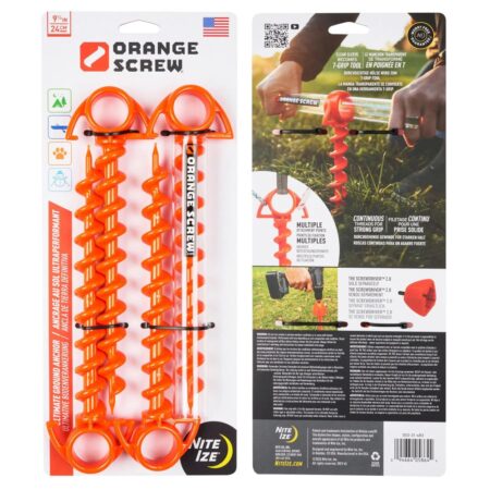 ORANGE SCREW® SMALL ULTIMATE GROUND ANCHOR (4 PACK)