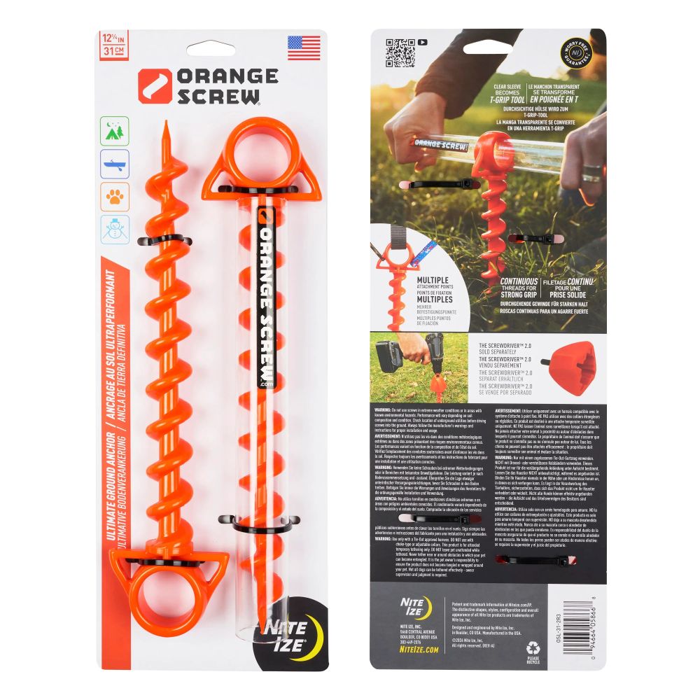 ORANGE SCREW® LARGE ULTIMATE GROUND ANCHOR (2 PACK)
